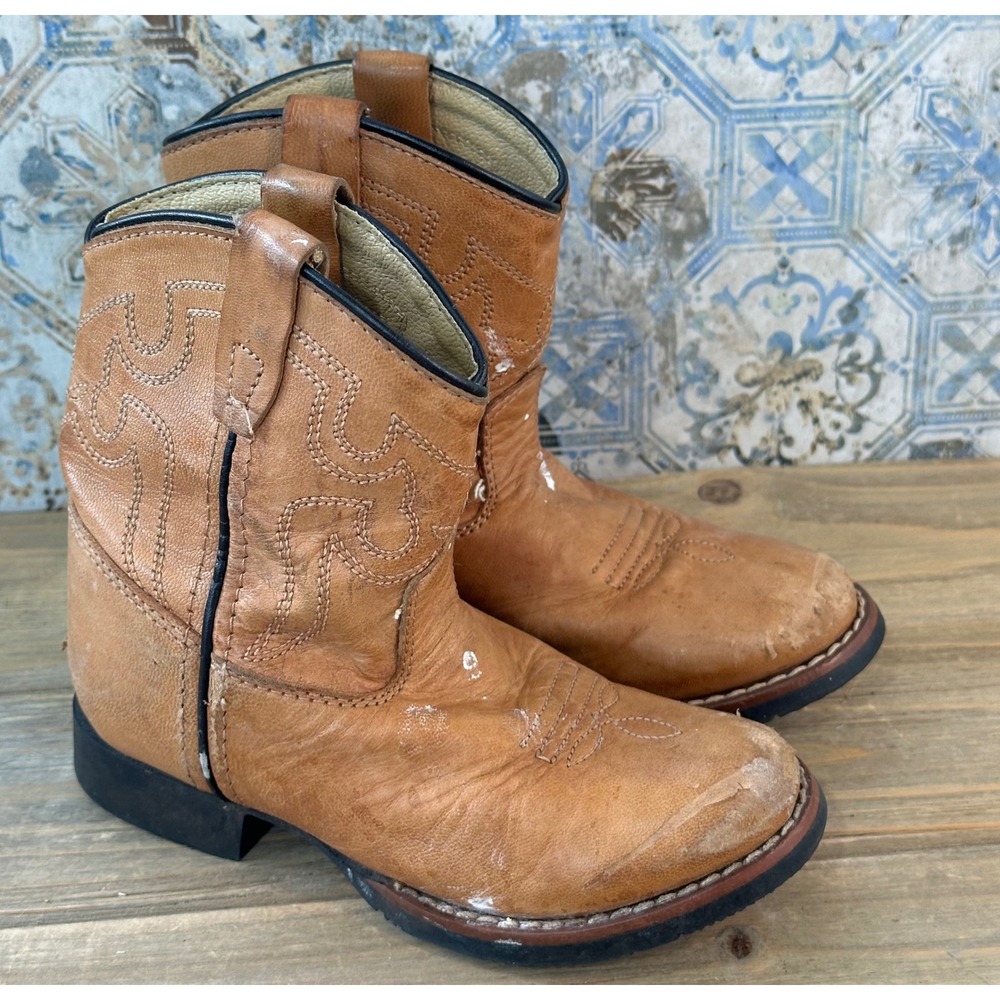 Cody James Leather Western Cowboy Boots Toddler 8